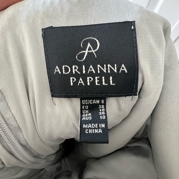 Adrianna Papell Silver Sequins Dress - Picture 5 of 6